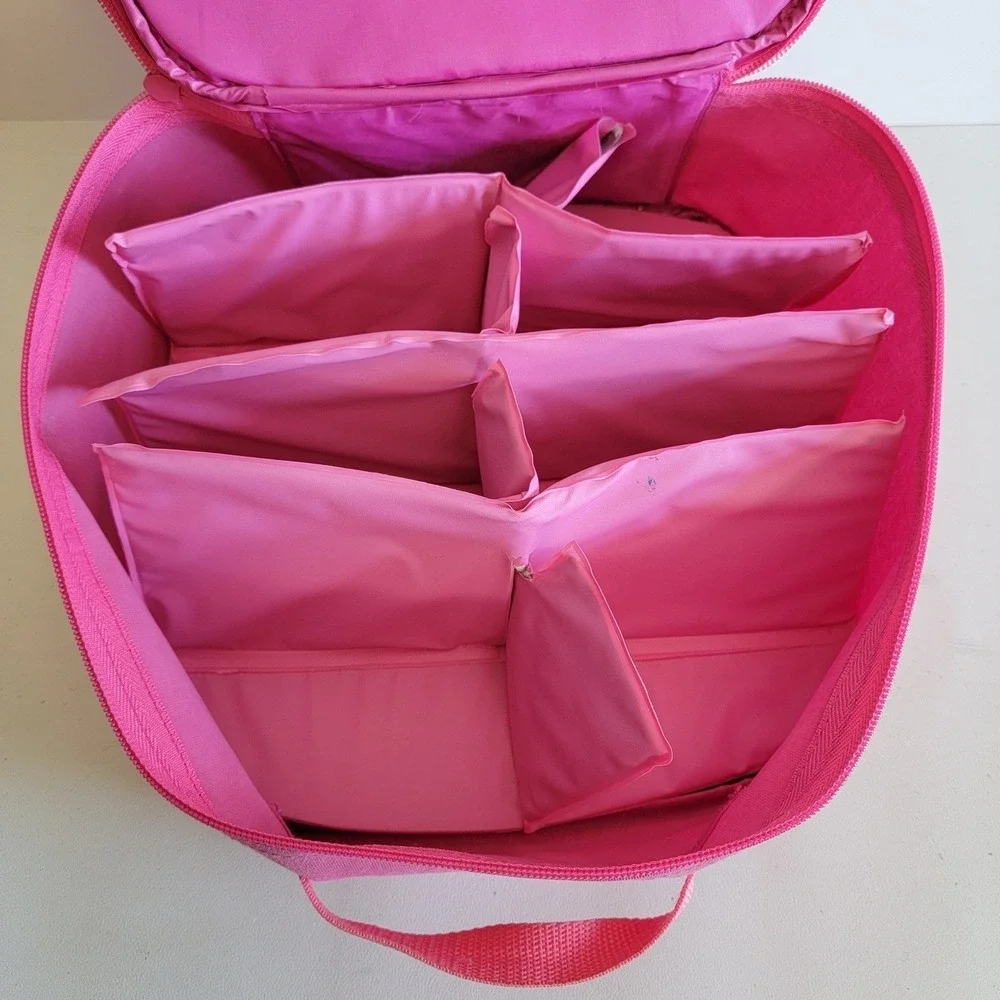 Vintage 2005 Tara Toy Pretty Petz I Luv My Pony Pink 8-Slot Toy Carrying Case